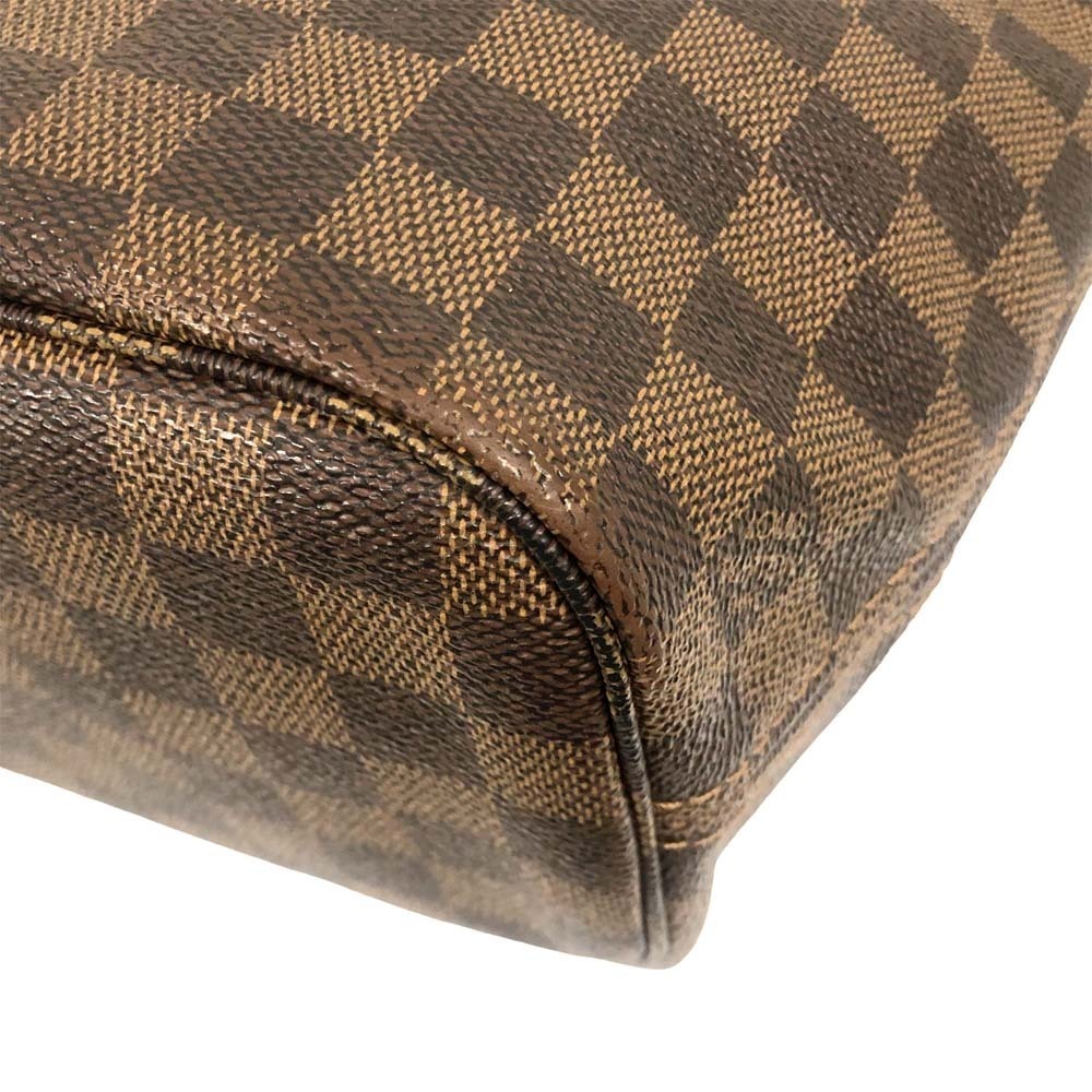 Louis Vuitton Neverfull Tote Bag Shoulder Damier Ebene Brown Business Luxury - Picture 10 of 10